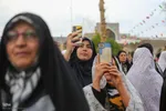 لحظه تحویل سال ۱۴۰۳ در حرم حضرت شاهچراغ(ع)