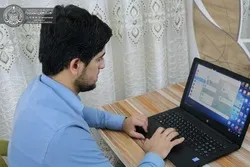 روضہ علوی میں آن لائن تدریس قرآن + تصاویر
