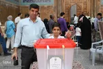 مرحله دوم انتخابات ریاست‌جمهوری در میدان نقش جهان اصفهان