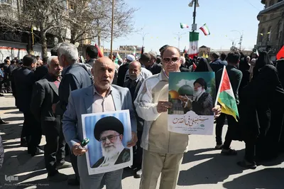 راهپیمایی روز قدس در همدان‎