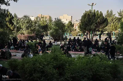 مراسم زیارت عاشورا در همدان‎