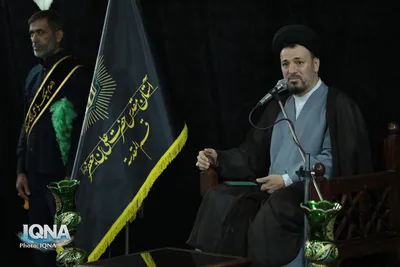سوگ رضوی در حرم مطهر امامزاده علی بن جعفر(ع) قم