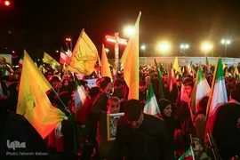 تشییع پیکر سردار شهید حاج مجید خادمی در تهران
