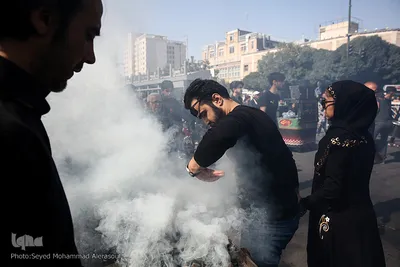 مراسم عزاداری تاسوعا حسینی در حرم مطهر رضوی