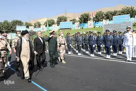 مراسم مشترک دانش‌آموختگی دانشجویان دانشگاه‌های افسری نیروهای مسلح با حضور فرمانده کل قوا