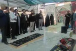 غبارروبی قبور شهدای جنگ تحمیلی 12 روزه توسط اعضای جهاد دانشگاهی لرستان