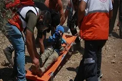 İşğalçı İsrail polisi etiraz edən fələstinlilərə hücum edib; azı 75 fələstinli xəsarət alıb - FOTO