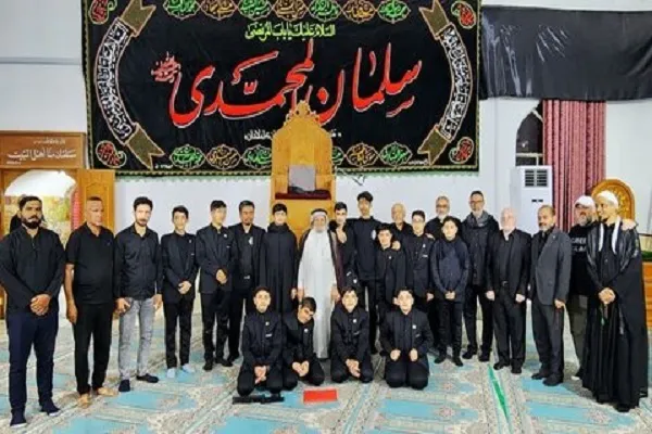 حضور قاریان نوجوان حرم مطهر بانوی کرامت در مراسم اربعین حسینی