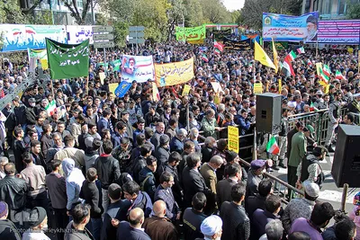 راهپیمایی ۱۳ آبان در آذربایجان شرقی