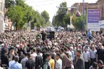 تشییع پیکر شهید سردار نارنجی در ارومیه‎