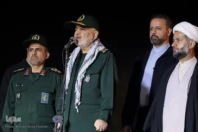 ورود فرمانده کل سپاه پاسداران انقلاب اسلامی به شیراز