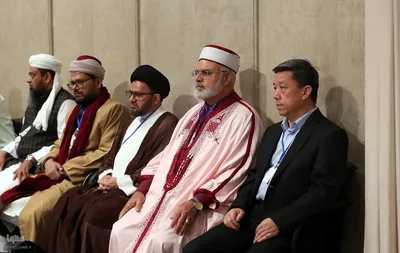 دیدار میهمانان کنفرانس وحدت اسلامی با رهبر معظم انقلاب