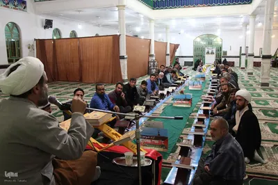 کرسی تلاوت قرآن کریم در حمایت از مردم مظلوم فلسطین‎