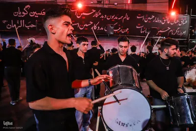 عزاداری مردم تبریز در شب تاسوعای حسینی