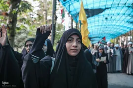 تجمع ضدصهیونیستی دانشجویان دانشگاه تهران