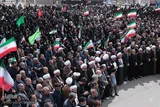 بیعت با رهبر جدید انقلاب اسلامی  در بیرجند