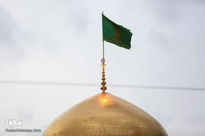 حرم مطهر رضوی در شب ولادت امام رضا(ع)
