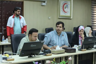 نشست خبری رئیس جمعیت هلال احمر