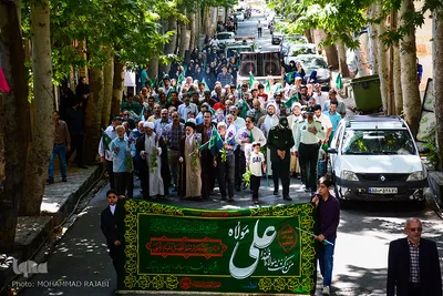 کاروان شادی عید غدیر در محلات