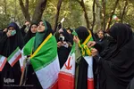 اجتماع دختران مهدوی در گذر چهارباغ اصفهان