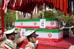 مراسم تشییع پیکر ۱۷ شهید جنگ رمضان در اصفهان