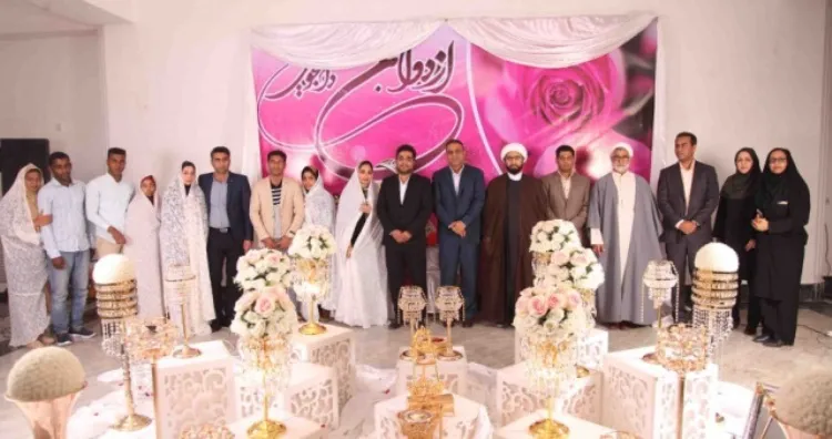 هجدهمین جشن ازداوج دانشجویی در بندرعباس برگزار شد