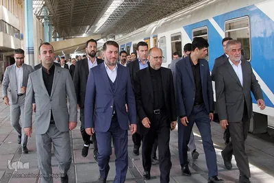آیین افتتاح دومین قطار مسافرتی یزد - مشهد