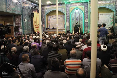 مراسم استقبال از ماه رمضان در اهر