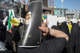 تجمع بزرگ مردم تهران برای اعلام حمایت از اجرای عملیات «وعده صادق ۲»