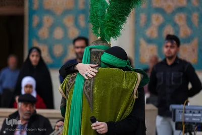 مراسم آیینی تعزیه در حرم شاهچراغ (ع)