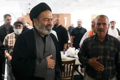 دیدار صمیمی سرپرست حجاج ایرانی با زائران کشورمان