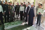 گلباران و عطر افشانی گلزار مطهر شهدای شهرستان خرم‌آباد