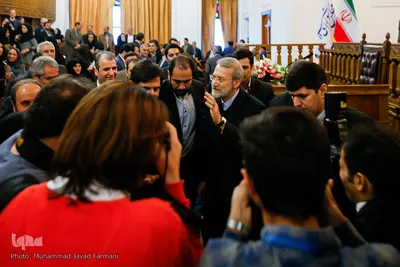 نشست خبری علی لاریجانی، رئیس مجلس شورای اسلامی