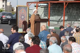 اقامه نماز عید فطر در محله بهرود