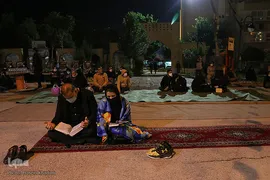 احیای شب بیست‌و‌یکم رمضان در گلزار شهدای اراک