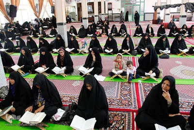 محفل جزخوانی بانوان در مسجد امام صادق (ع) بیرجند