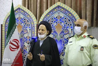 حضور نماینده ولی فقیه در خراسان‌جنوبی پای صندوق رأی