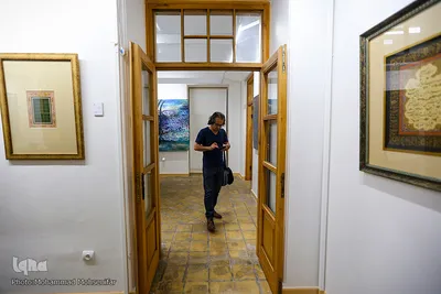 افتتاح نمایشگاه نقاشی خط ربنا