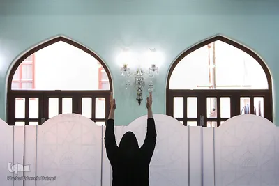 مراسم عزاداری شهادت حضرت زهرا(س) در حرم عبدالعظیم حسنی(ع)