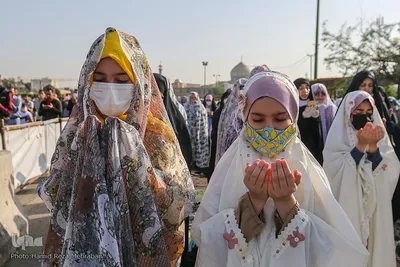 نماز عید سعید فطر در جوار حرم حضرت عبدالعظیم حسنی (ع)