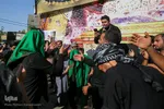 مراسم آیینی تعزیه خوانی و خیمه سوزان در مشهد
