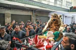 عزاداری عاشورا در بازار تبریز‎