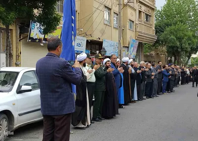 مراسم عزاداری خیابانی به مناسبت سالگرد ارتحال حضرت امام خمینی(ره) در اهر
