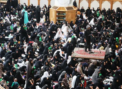 مراسم شیرخوارگان حسینی در حرم مطهر شاهچراغ(ع)