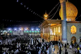 آئین شام غریبان امام رضا(ع) در حرم مطهر شاهچراغ(ع)