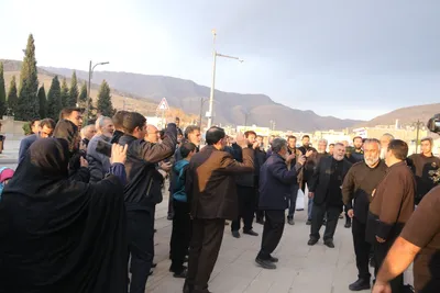 سوگواری اهالی شهرک سعدی در عزای رهبر شهید