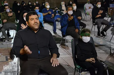 مراسم عزاداری شب هشتم ماه محرم میدان منصور تبریز