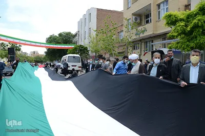 مراسم نمادین روز جهانی قدس در تبریز