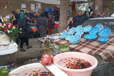 حال و هوای بازار خرید آخر سال در اهر