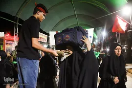 تردد زائران اربعین در مرز چذابه
